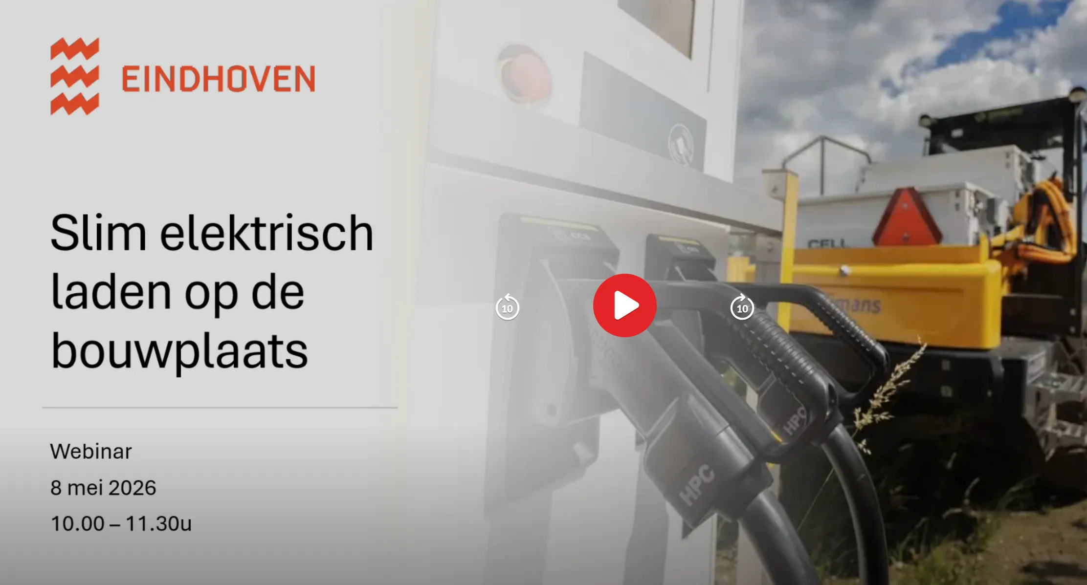 Webinar Slim Elektrisch Laden op de Bouwplaats